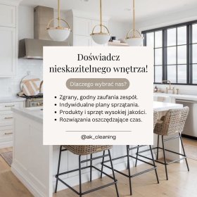 Sprzątanie domów, mieszkań, pojazdów