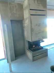 Obudowanie kominka w stanie surowym do wykończenia