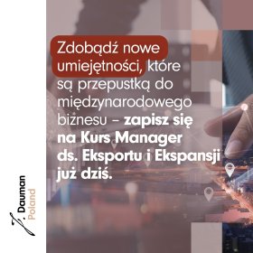 Manager ds. Eksportu i Ekspansji