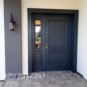 Drzwi wejściowe drewniane do domów, mieszkań, willi i kamienic