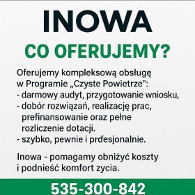 Oferujemy kompleksową obsługę w Programie „Czyste Powietrze”darmowy audyt, prefinansowanie