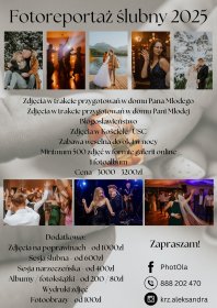 Pełny fotoreportaż ślubny