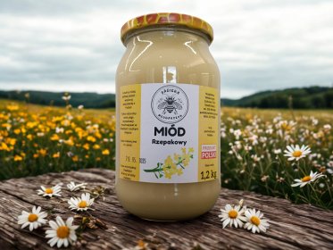 Miód rzepakowy 1,2 kg