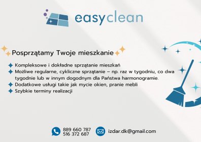 Sprzątanie mieszkań i domów