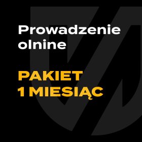 Prowadzenie online - PAKIET 1 MIESIĄC