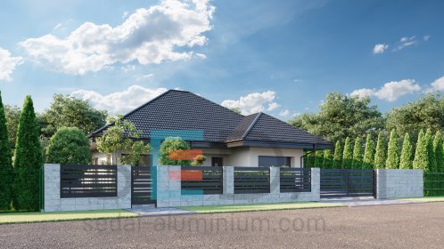 Ogrodzenia aluminiowe przęsła, bramy, furtki