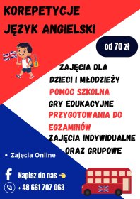 Korepetycje z języka angielskiego