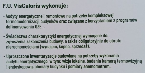 Audyty energetyczne