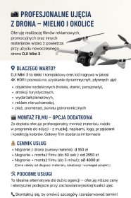Profesjonalne ujęcia z drona – Mielno,Koszalin  i okolice  Oferuję realizację filmów rekla