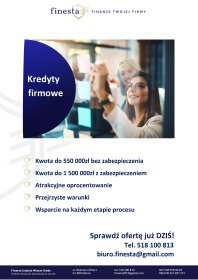 kredyty i pożyczki firmowe z zabezpieczeniem lub bez