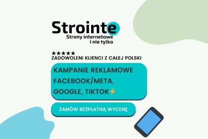 Kampanie reklamowe Facebook/Meta, Google, TikTok
