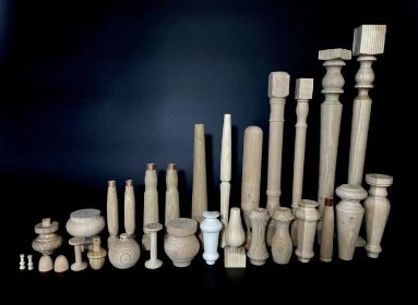 Drewniane detale na zamówienie CNC –balustrady, nogi, zabawki i więcej