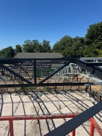 Piaskowanie i czyszczenie, konserwacja i malowanie mostów kolejowych,