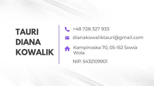 Projektuję wizytówki