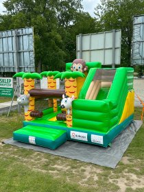 Wynajem dmuchanego zamku z zjeżdżalnia