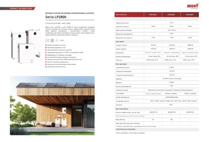 Magazyn energii 5kWh, (10 lat gwarancji) IP65, 48V