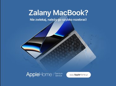 Naprawa zalanego MacBooka