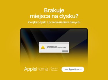 Wymiana dysku w MacBook