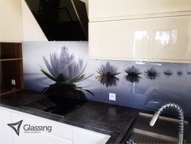 Panele szklane - lacobel z grafiką