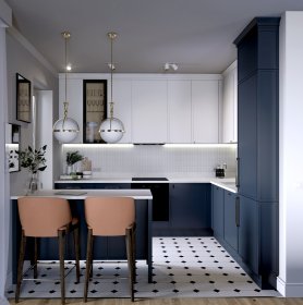 Projekt  kuchni ( mebli kuchennych)