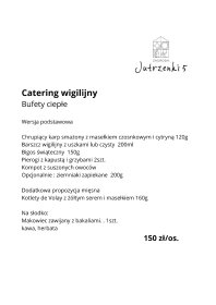 Catering wigilijny dla grup