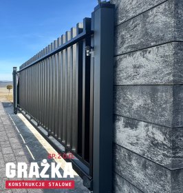 Bramy przesuwne stalowe, cynkowane ogniowo - wysokiej jakości!