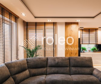 Żaluzje drewniane na wymiar | Katowice | ROLEO – Pomiar, produkcja, montaż