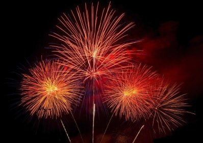 Pokaz fajerwerków na Sylwestra
