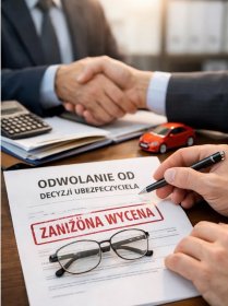 Oferuję sporządzanie odwołań od zaniżonych wycen szkód komunikacyjnych