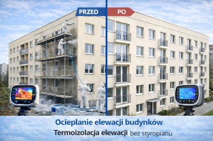 Ocieplanie elewacji – nowoczesna termoizolacja ścian bez styropianu