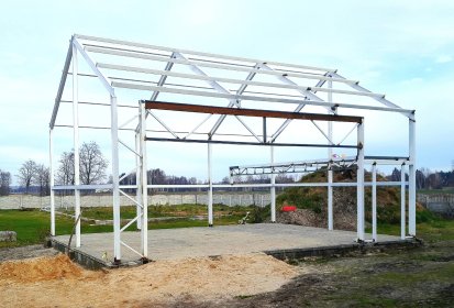 kratownice dachowe -Konstrukcje stalowe  -Budynki gospodarcze, garaże, wiaty