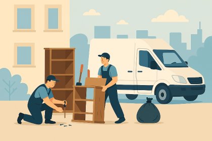 Demontaż mebli i wywóz