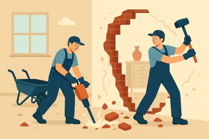 Rozbiórki lekkie w mieszkaniach i biurach