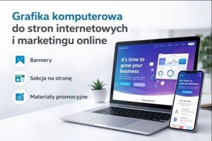 Grafika komputerowa do stron internetowych i marketingu online