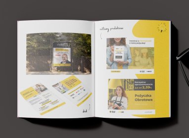 Projekt graficzny ulotki, materiały promocyjne, druk
