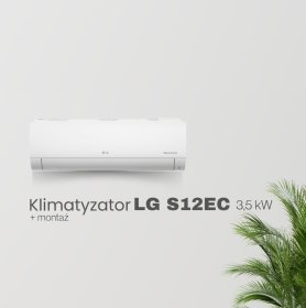 Montaż klimatyzacji LG S12EC • 3,5 kW • 2 etapy • 3 mb • z bruzdowaniem