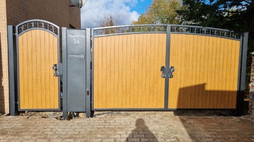 Bramy Wjazdowe, furtki- Skrzydłowe, przesuwne, harmonijkowe, z intrygowaną furką w bramie