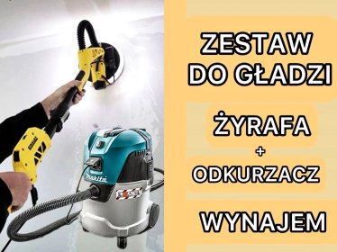 Zestaw do gładzi - żyrafa + odkurzacz