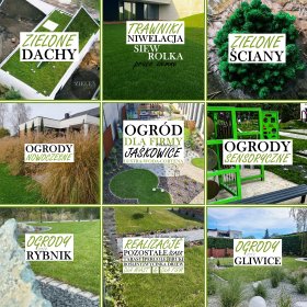 Kompleksowa aranżacja od Projektu przez Założenie Ogrodu po jego Pielęgnację.