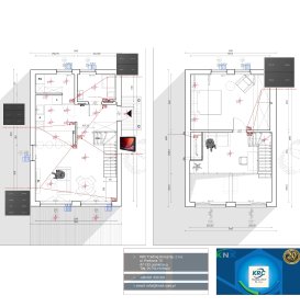 Domy 70-100m2: Instalacja bazowa KNX