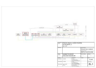 Wykonanie projektu ZŁĄCZA LICZNIKOWEGO I LINII ZASILAJĄCEJ budynek.