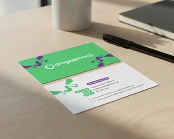 Projekt graficzny wizytówek