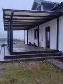 Zadaszenia tarasów metalowej konstrukcji