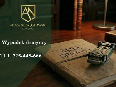 Wypadek drogowy - adwokat od spraw drogowych