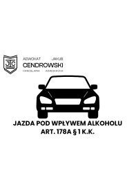 Jazda pod wpływem alkoholu - adwokat od spraw drogowych