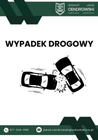 Wypadek drogowy - adwokat od spraw drogowych