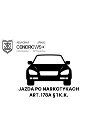 Jazda po narkotykach - adwokat od spraw drogowych