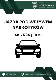 Jazda po narkotykach - adwokat od spraw drogowych