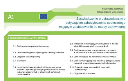 Kompleksową pomoc w uzyskaniu zaświadczenia A1