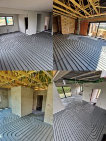 Cena za 1m2 zawiera materiały i robociznę. Ogrzewanie podłogowe w systemie TECEfloor -SLQ